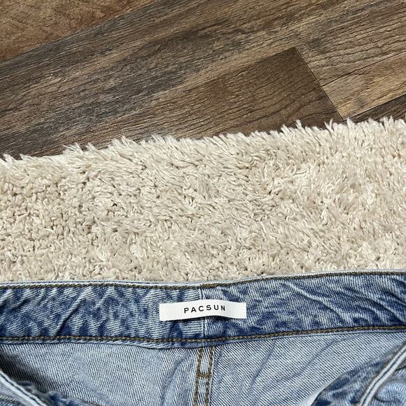 Pacsun Size 26 Distressed High Rise Ankle Mom Jeans - Picture 7 of 9